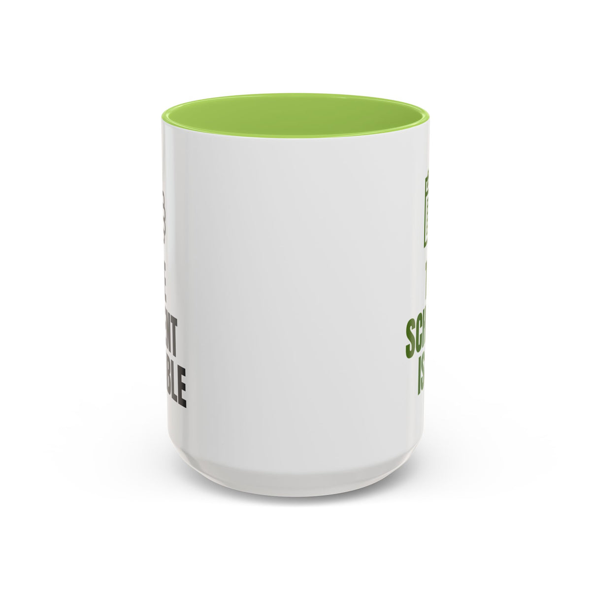 The Patient Is Stable The Schedule Is Not Mug (Colored Handle)