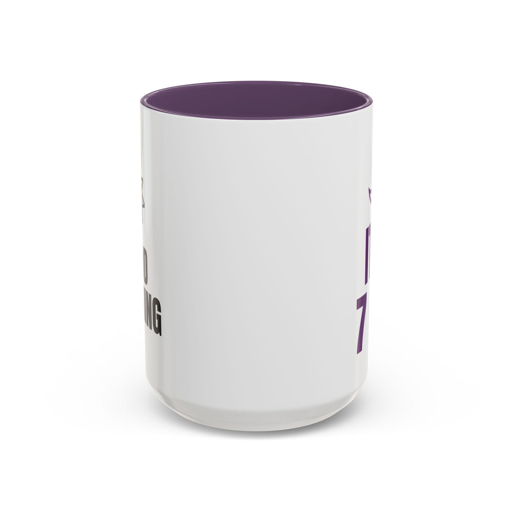 Good Morning It's 7 PM Mug (Colored Handle)