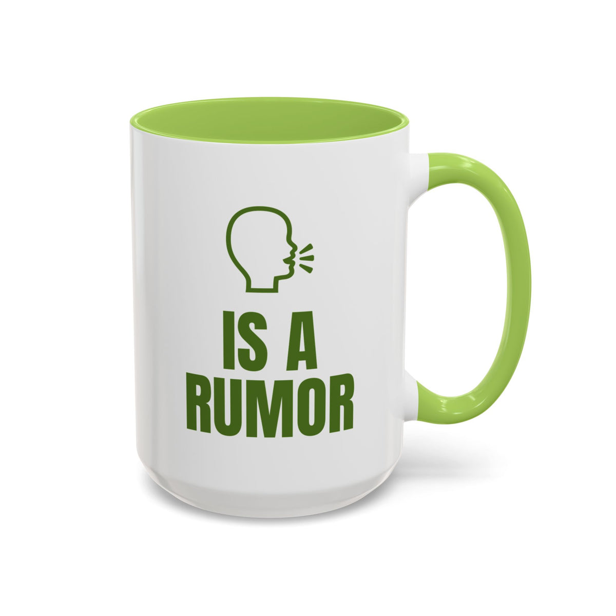 My Lunch Break Is a Rumor Mug (Colored Handle)