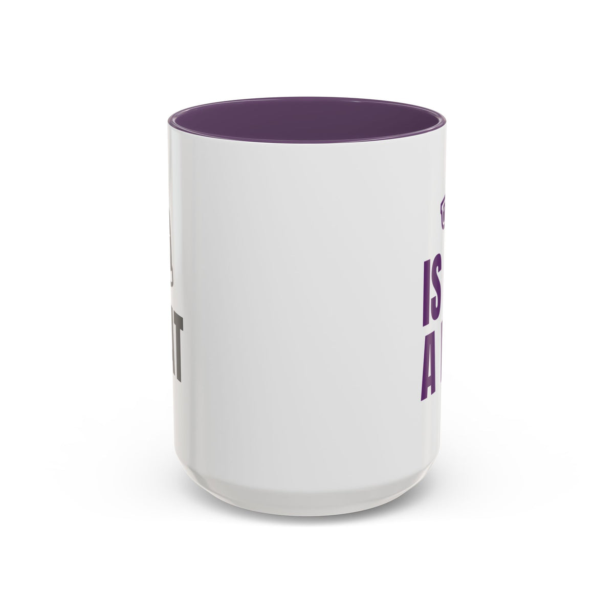 Stat Is Not a Vibe Mug (Colored Handle)