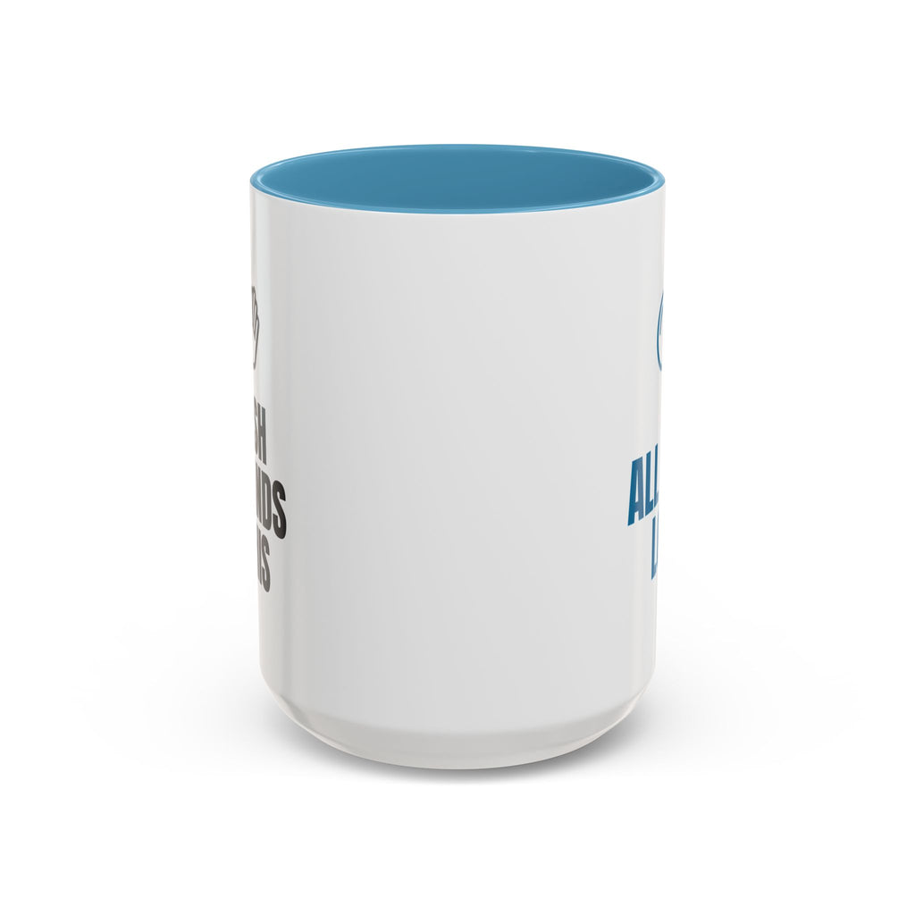 I Wash My Hands of This All Shift Long Mug (Colored Handle)