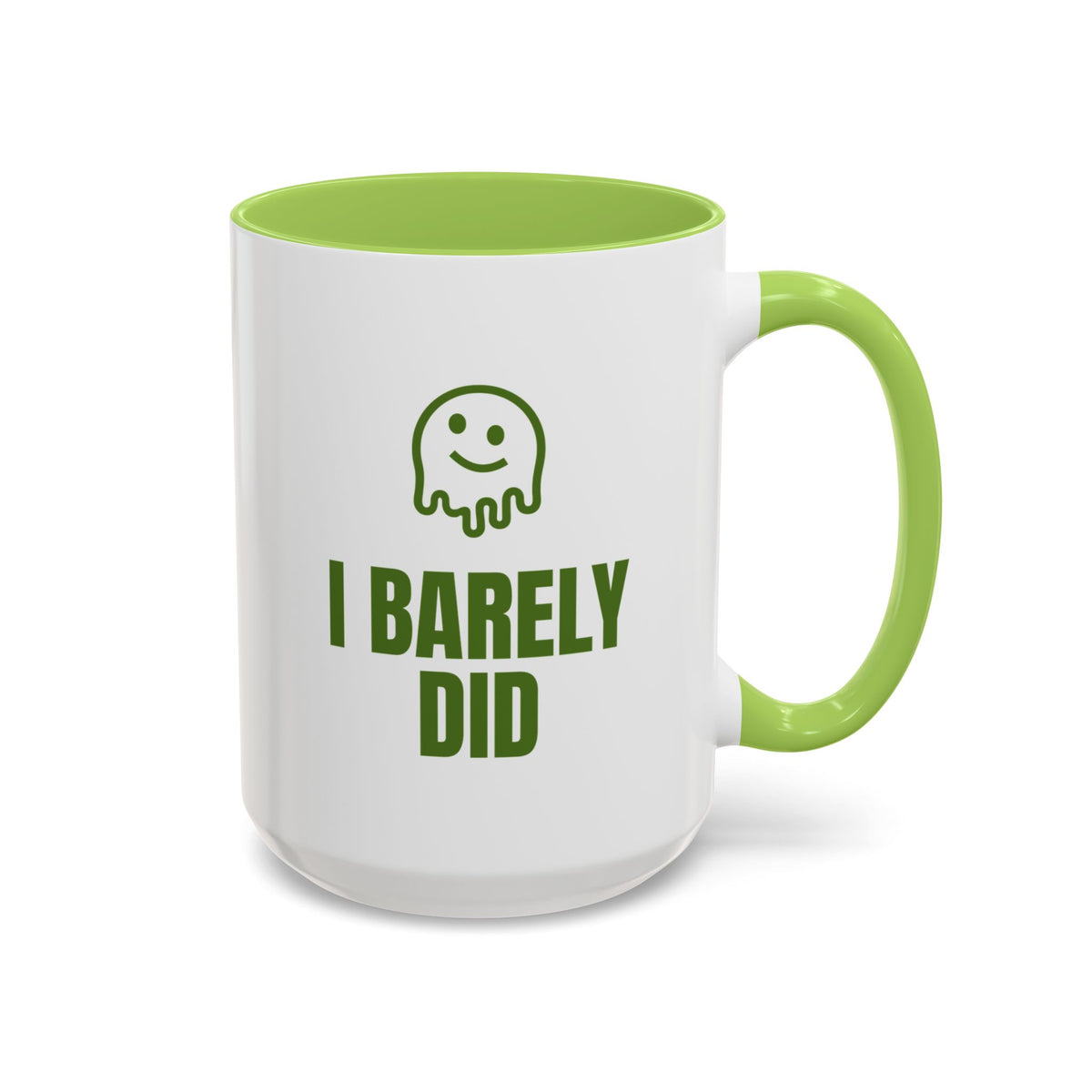 The Lesson Plan Survived I Barely Did Mug (Colored Handle)