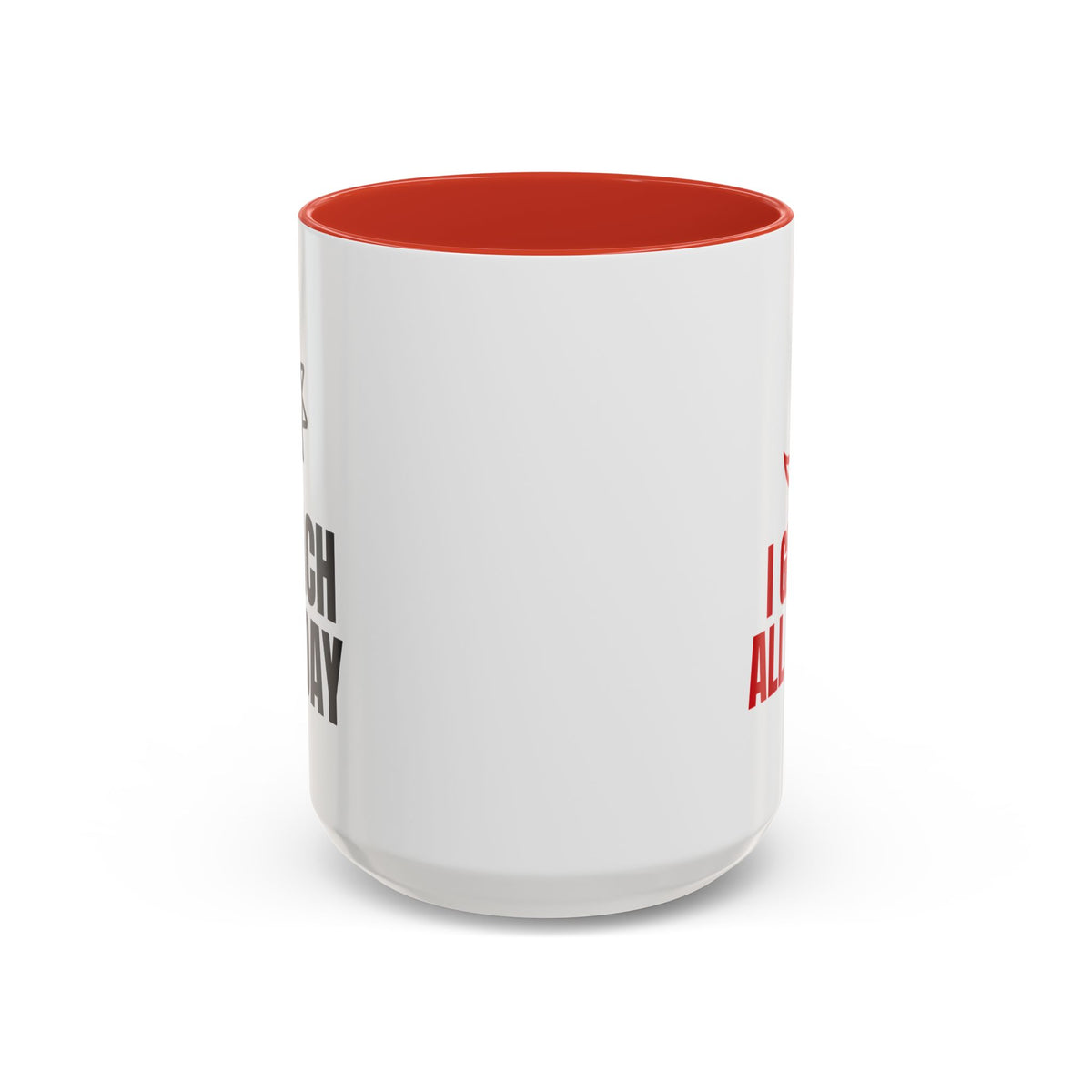 I Teach All Day I Grade All Night Mug (Colored Handle)