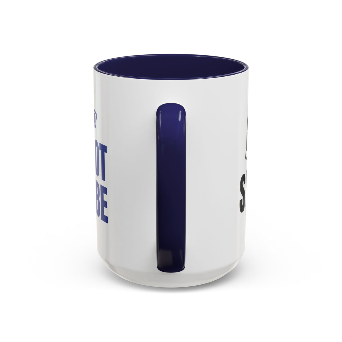 Stat Is Not a Vibe Mug (Colored Handle)