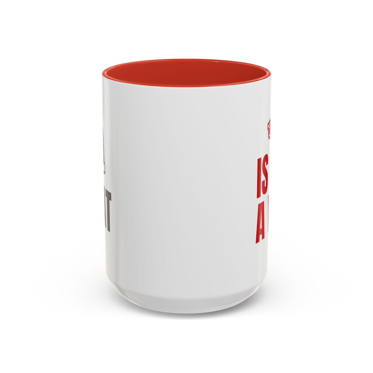 Stat Is Not a Vibe Mug (Colored Handle)