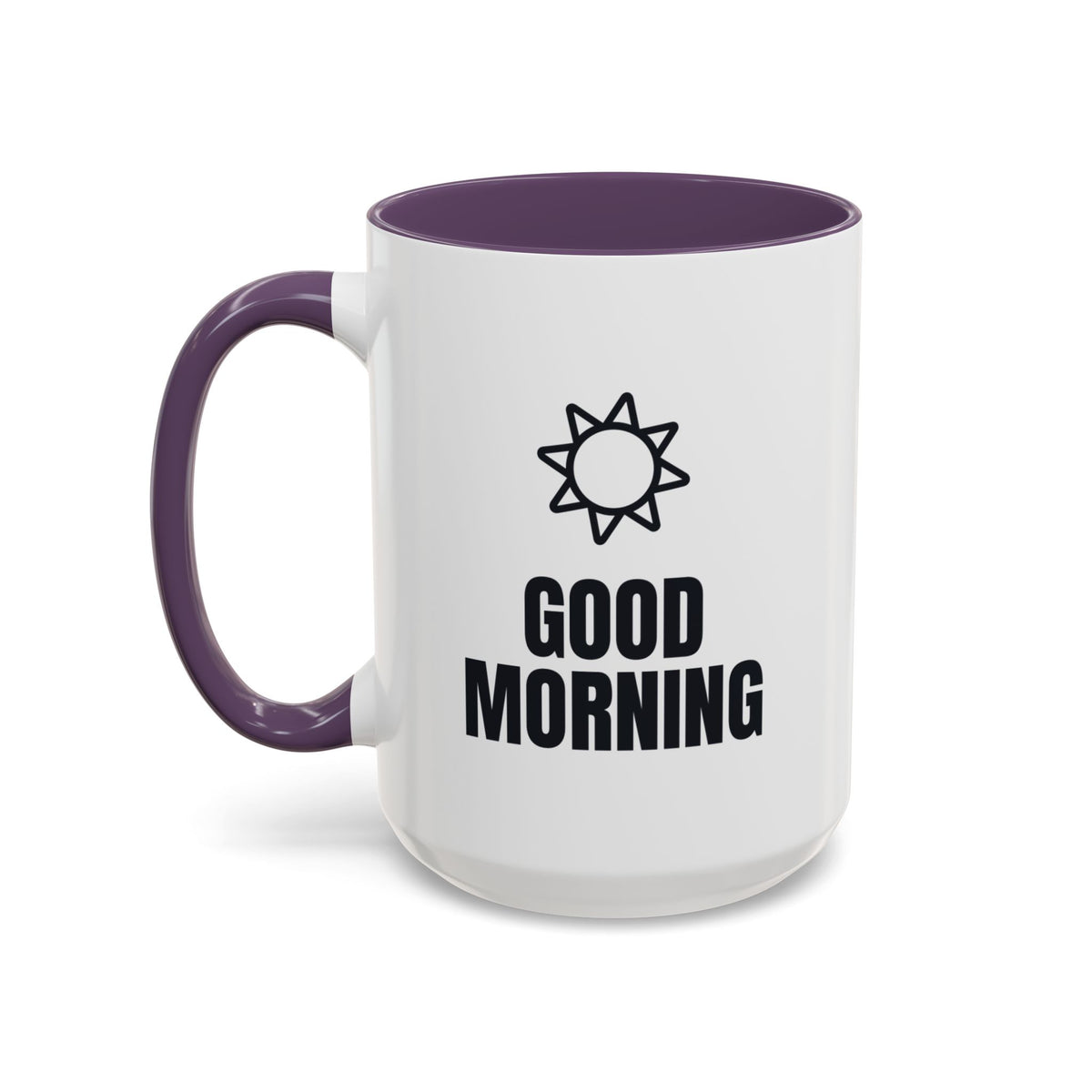 Good Morning It's 7 PM Mug (Colored Handle)