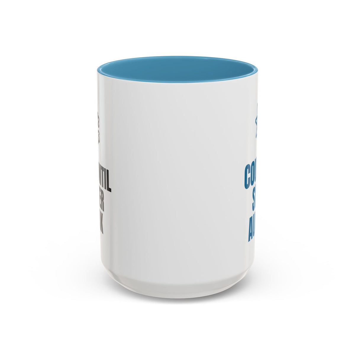 Days Until Winter Break Counting Since August Mug (Colored Handle)