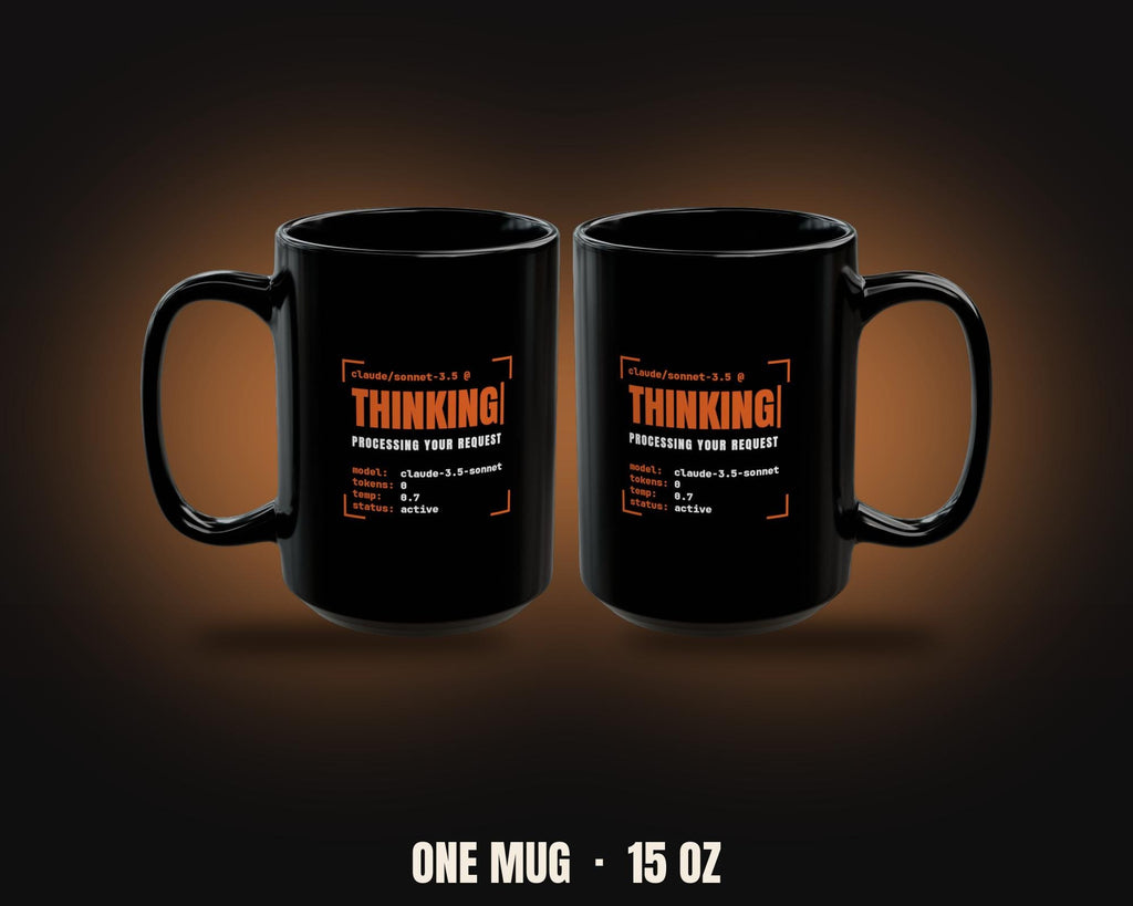 Claude Terminal | Developer Coffee Mug (Black 15oz)
