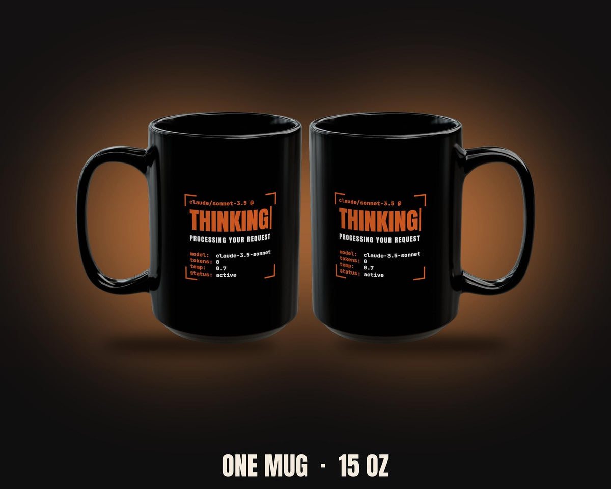 Claude Terminal | Developer Coffee Mug (Black 15oz)