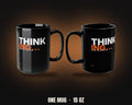 Thinking... | Claude AI Developer Mug (Black 15oz)