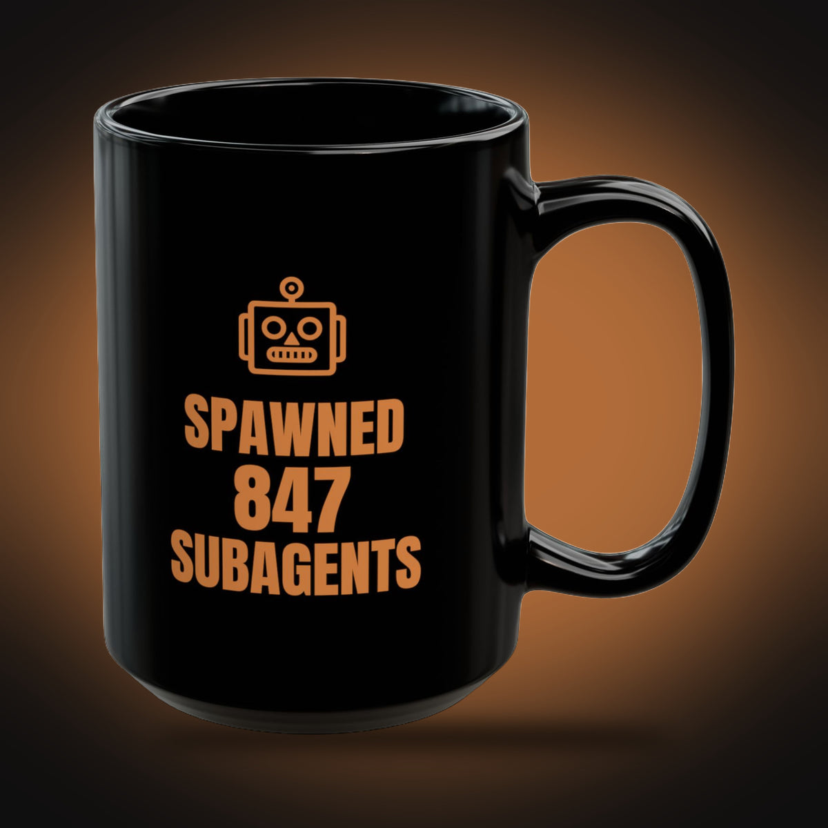 Asked For One Thing, Spawned 847 Subagents Mug (right view)