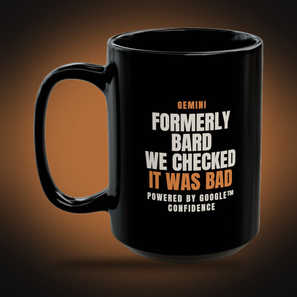 Gemini, Formerly Bard Mug (left view)