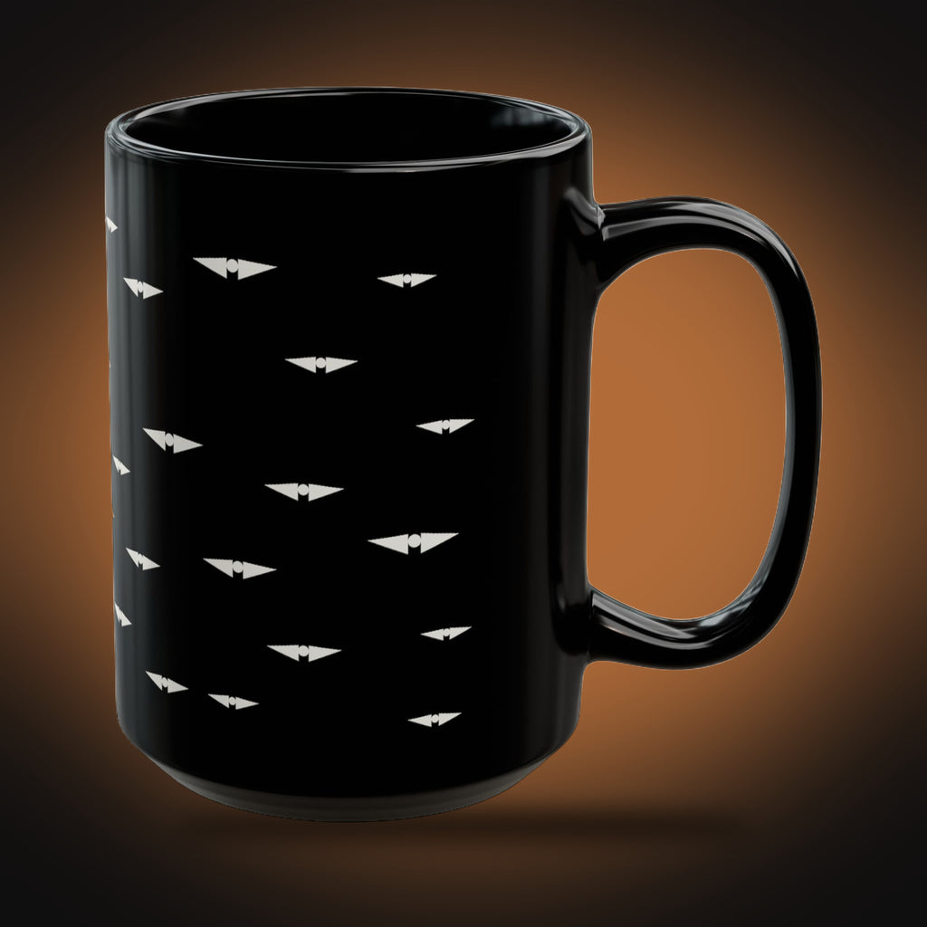 Happy Halloween Bats Mug (right view)