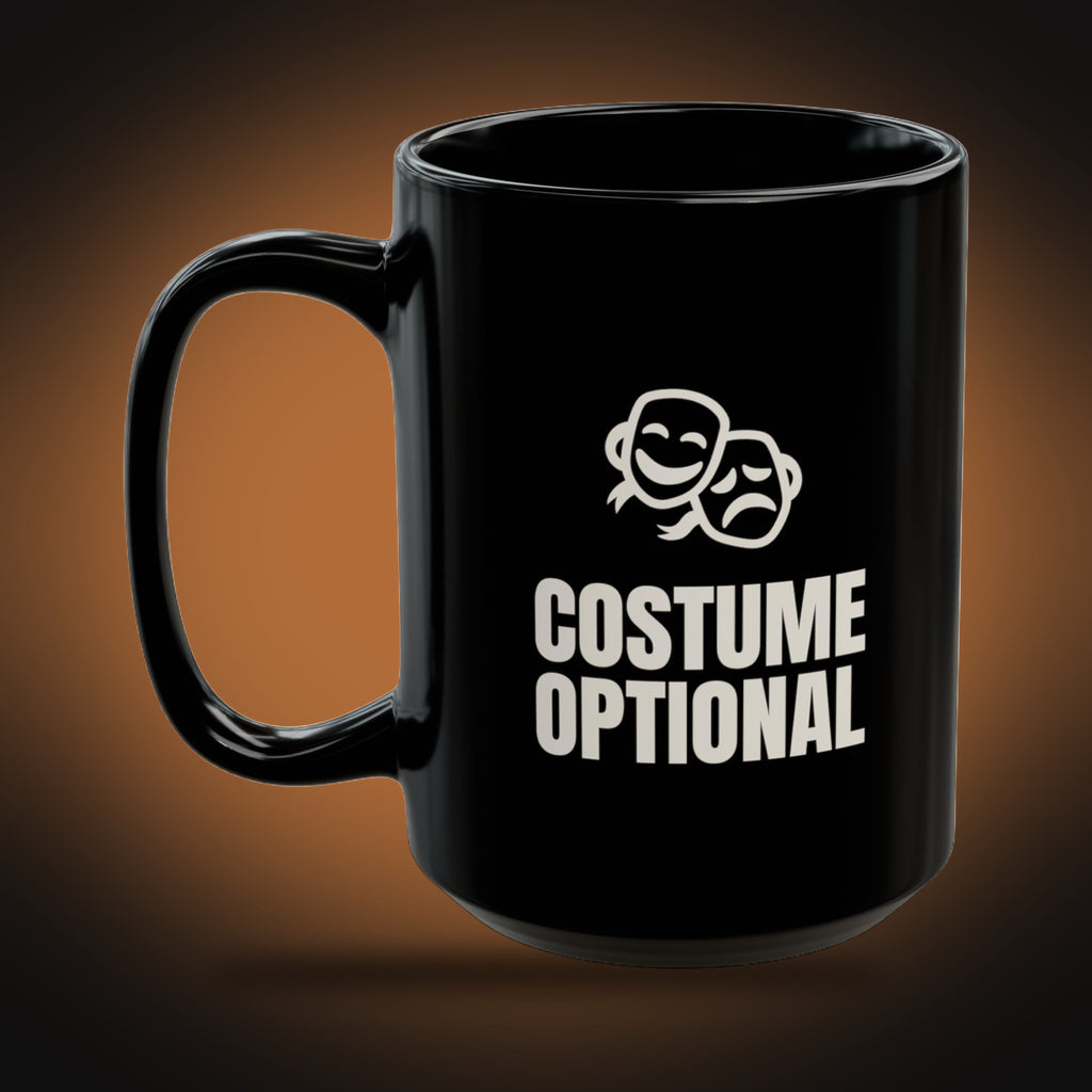 Costume Optional, Competence Required Mug (left view)