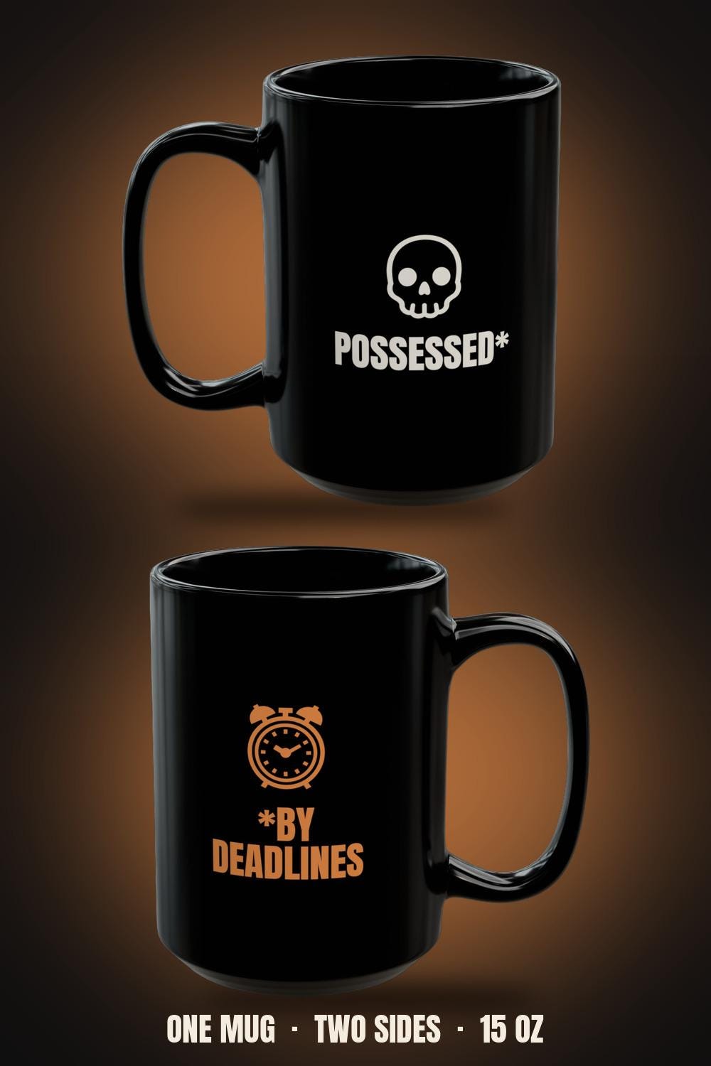 Possessed By Deadlines Mug | Funny Office Halloween Coworker Gift