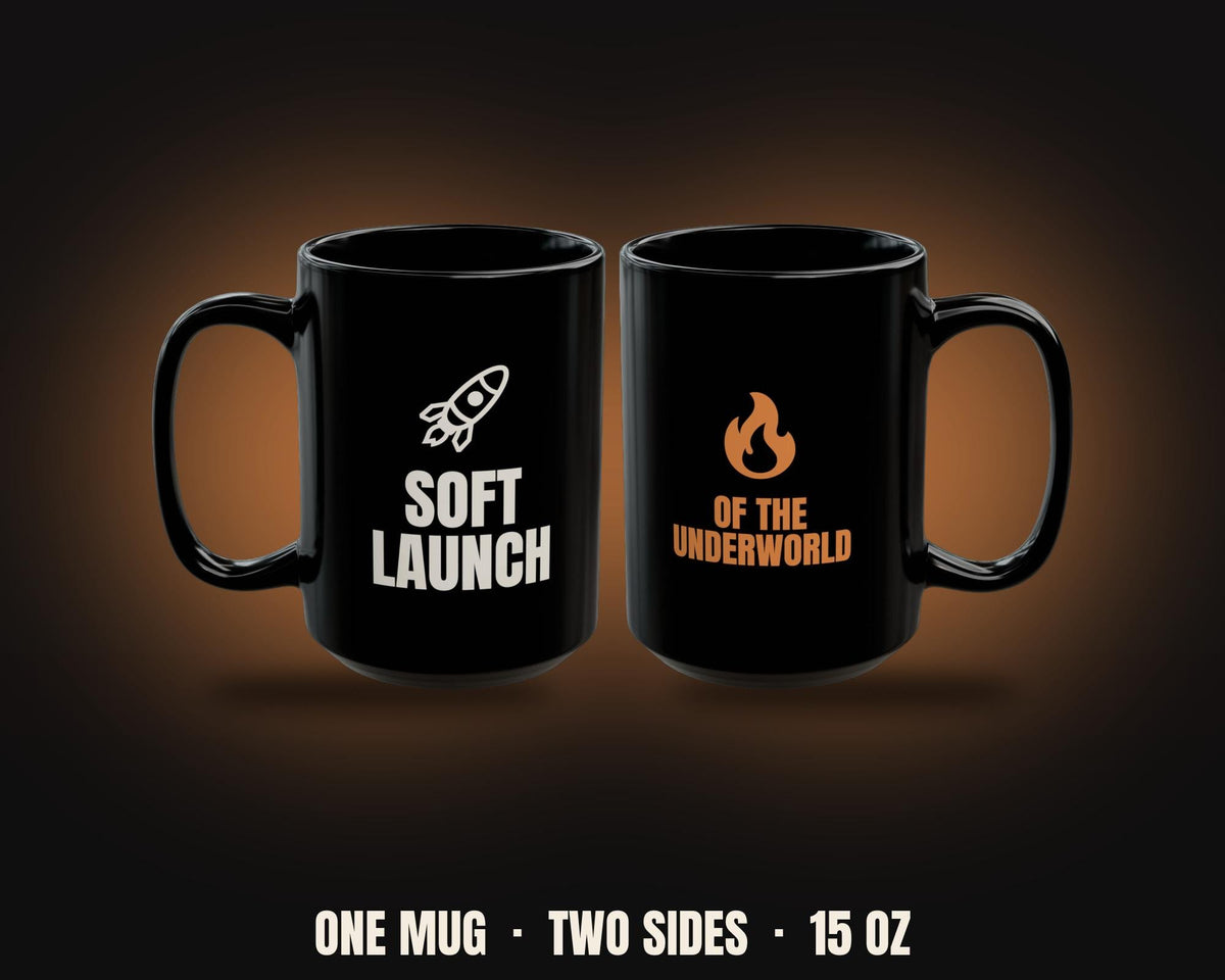 Soft Launch of the Underworld Mug | Dry Humor Halloween Desk Gift