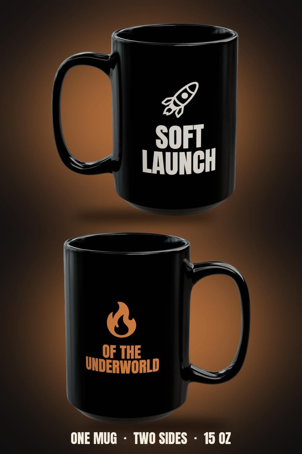 Soft Launch of the Underworld Mug | Dry Humor Halloween Desk Gift