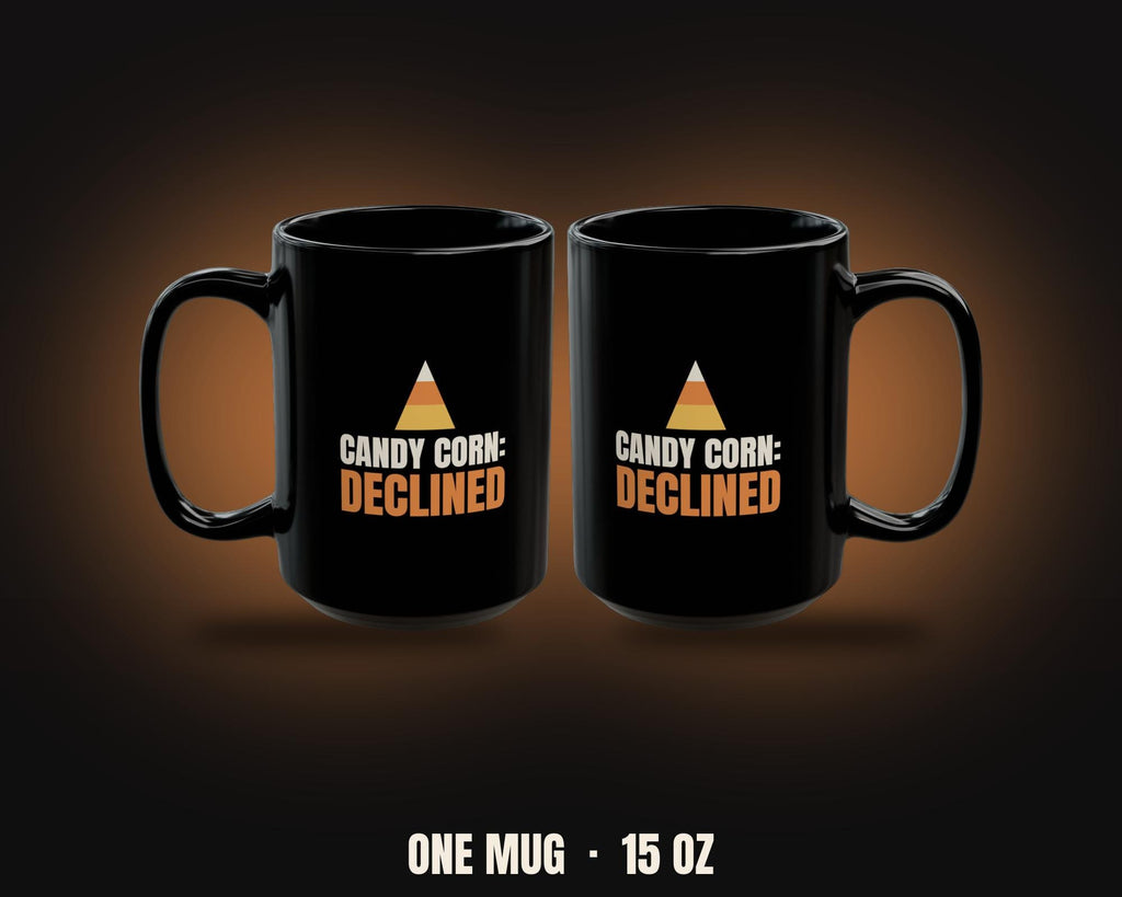 Candy Corn Icon Mug | Candy Corn Declined Halloween Coffee Mug 15oz
