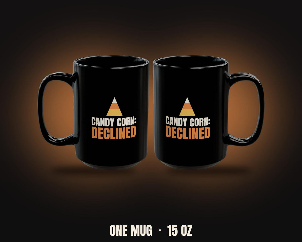 Candy Corn Icon Mug | Candy Corn Declined Halloween Coffee Mug 15oz