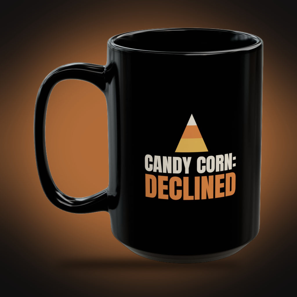 Candy Corn Declined Mug (left view)