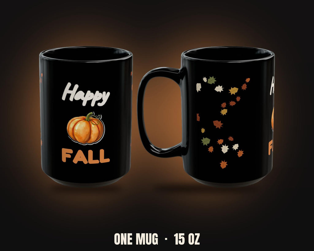 Happy Fall Pumpkin Mug | Autumn Coffee Mug 15oz