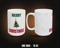 Merry Christmas Tree Mug | Holiday Coffee Mug 15oz White