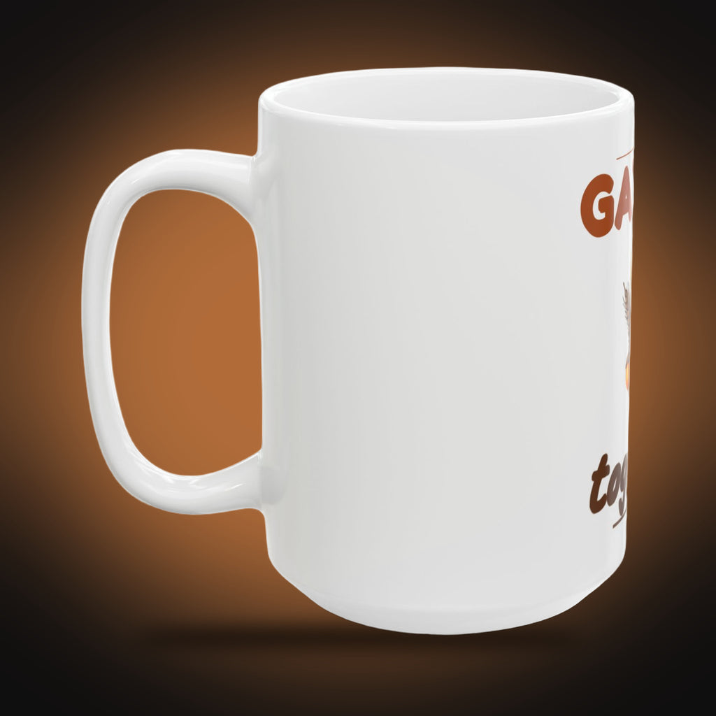 Gather Together Autumn Mug (left view)