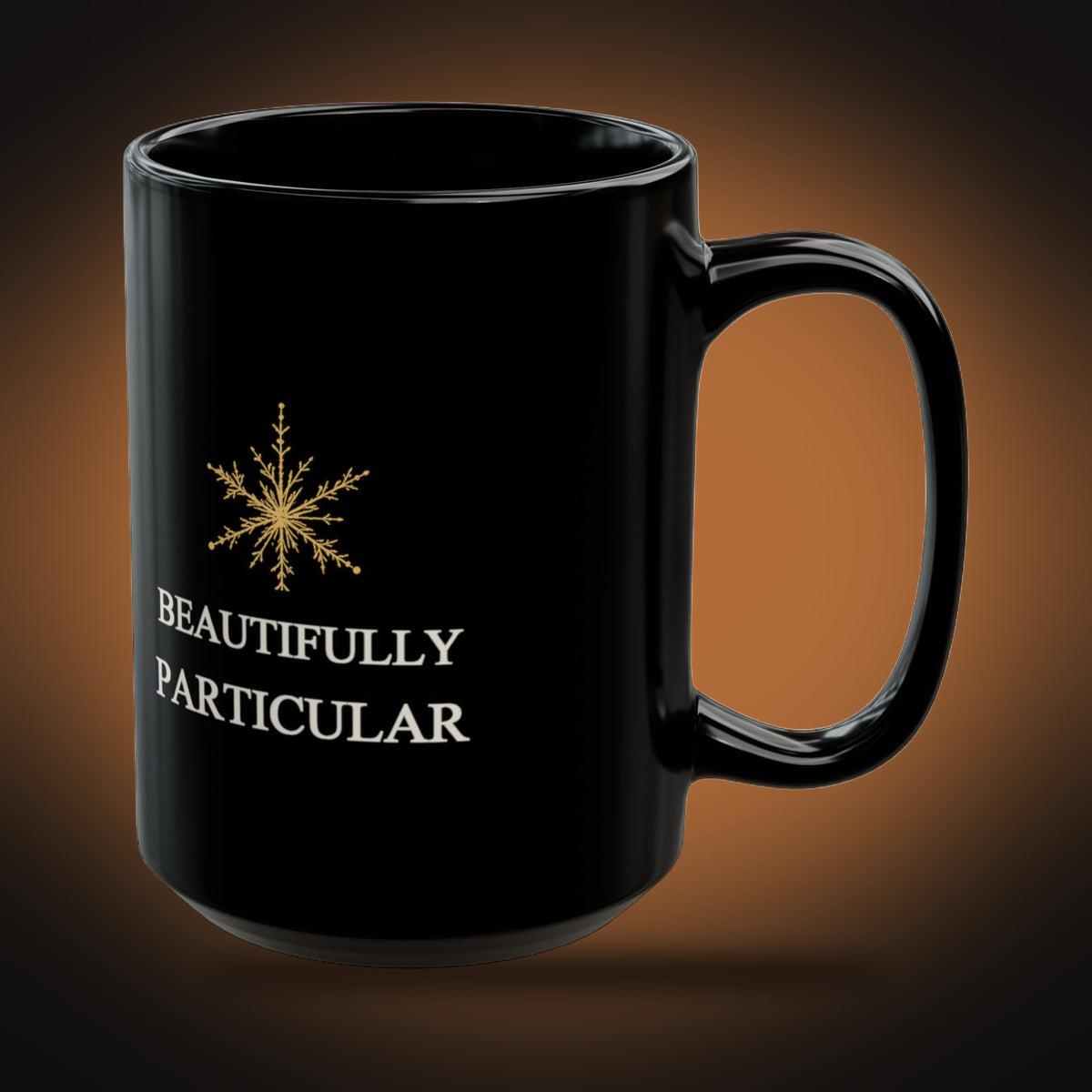 Beautifully Particular Mug (right view)