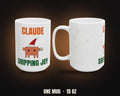 Santa Claude Delivering Code Mug | Funny Developer Christmas Mug 15oz White