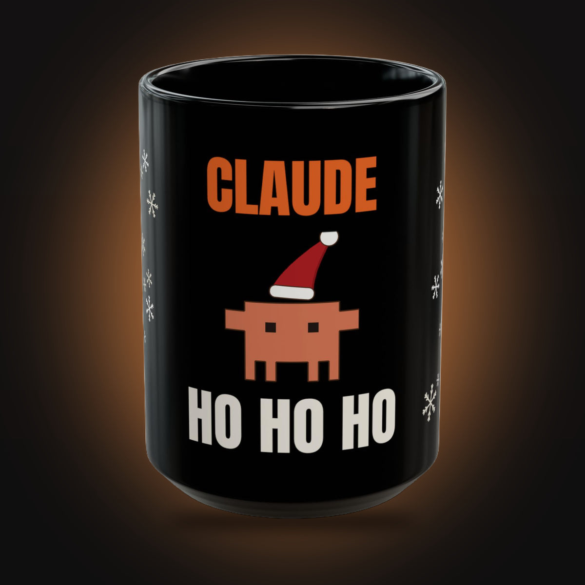 Santa Claude Character Mug (front view)