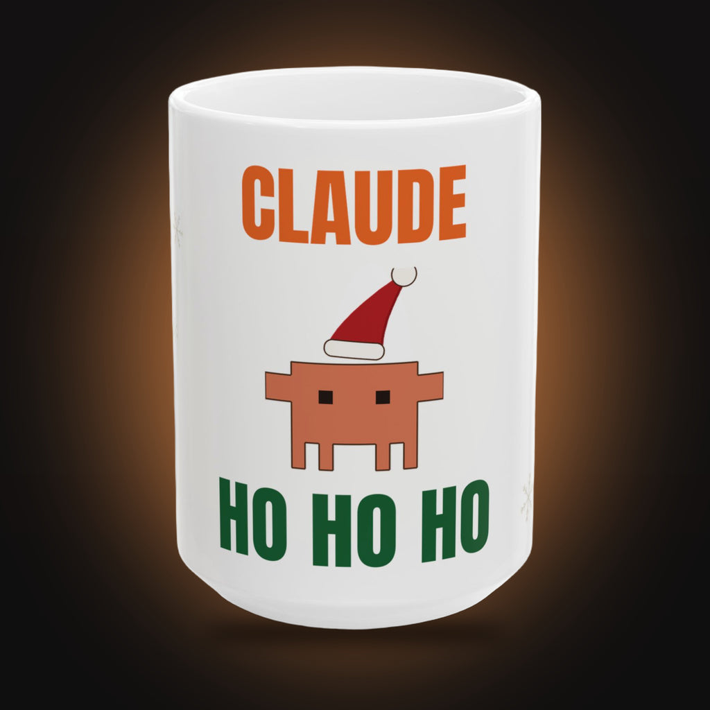 Santa Claude Character Mug (White) (front view)