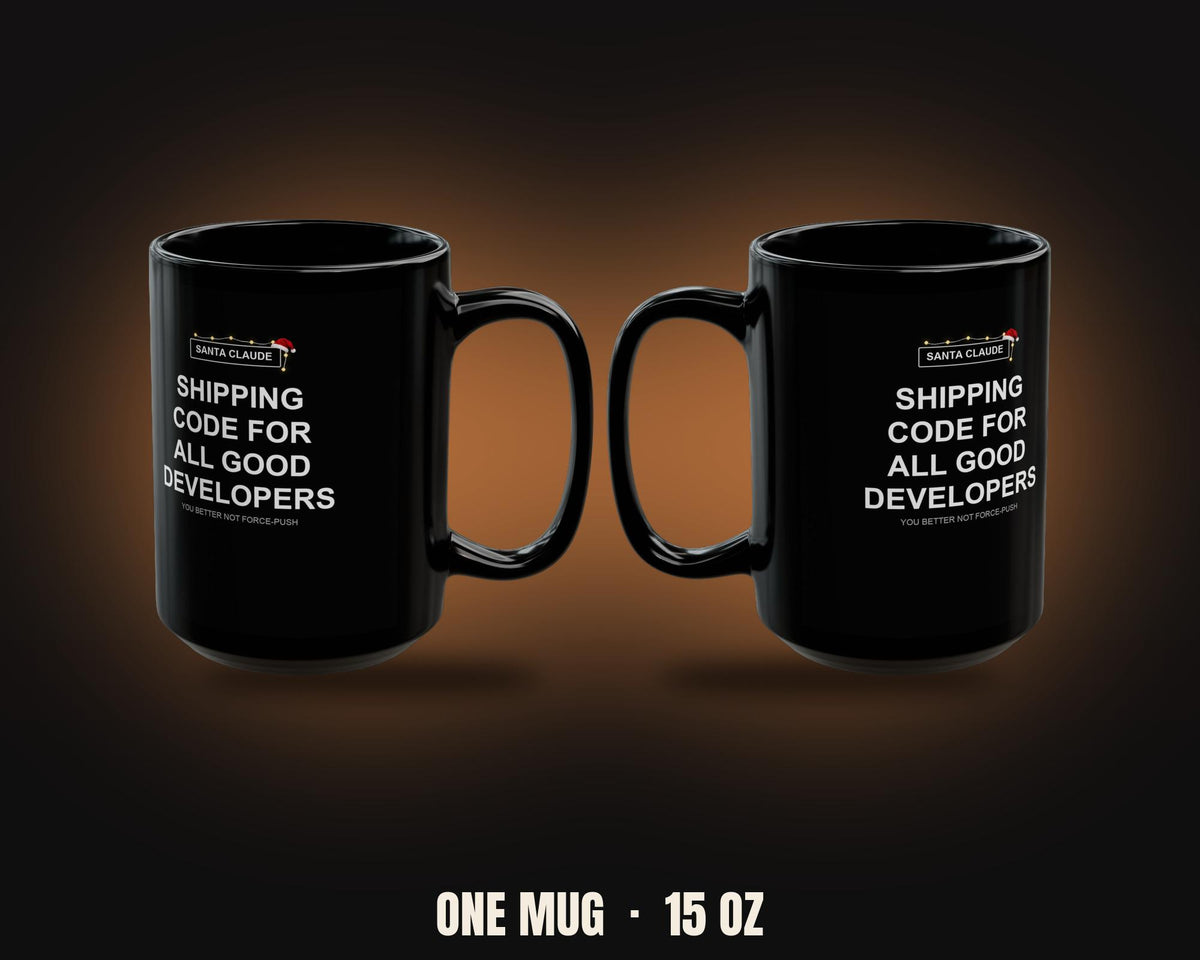 Santa Claude Mug | Funny AI Developer Christmas Coffee Mug 15oz