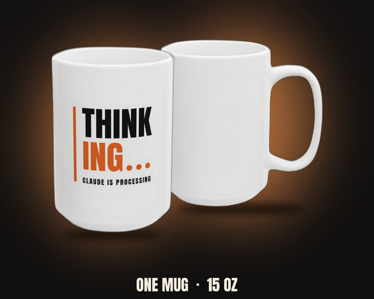 Thinking... Claude AI Mug (White)