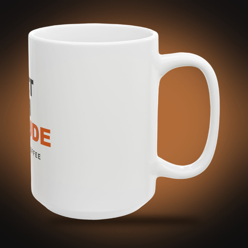 Built With Claude Orange Edition Mug (White) (right view)