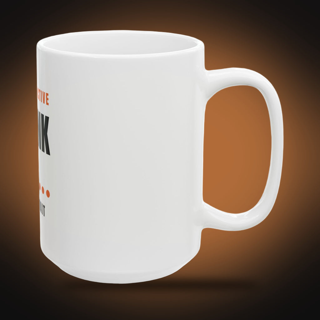 Claude Active, Please Wait Mug (White) (right view)
