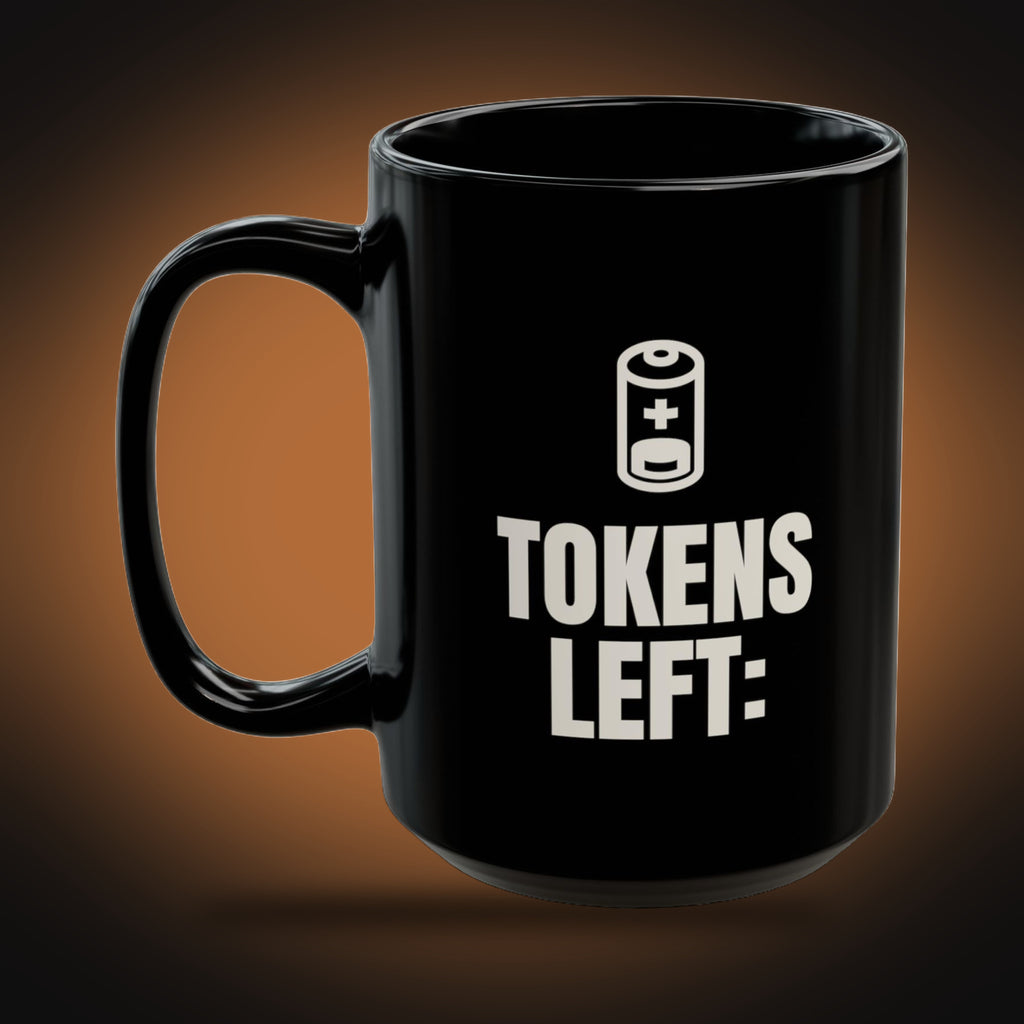 Tokens Left, Enough for One Carol Mug (left view)