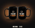 I'm Not A Robot 15oz Mug - Clean Modern | Funny Tech Humor Coffee Cup | Programmer Gift