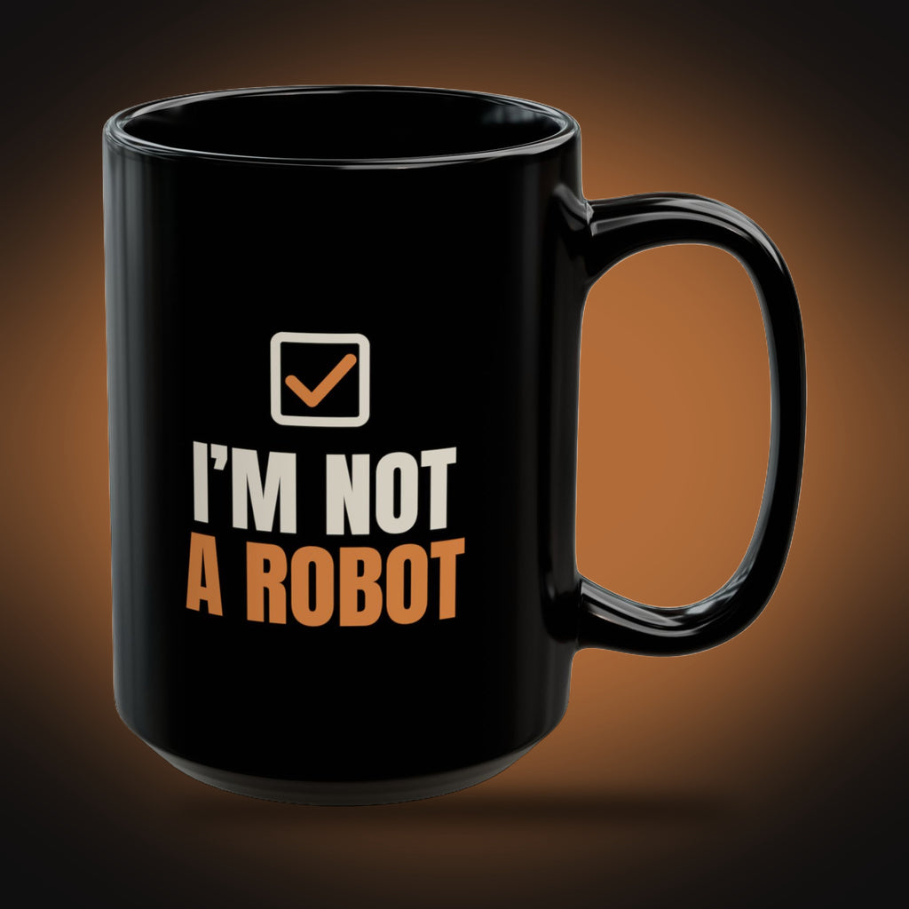 I'm Not a Robot Mug (CAPTCHA Checkbox) (right view)