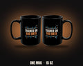 Trained On Bad Data 15oz Mug - Glitch Font | Funny Tech Humor Coffee Cup | Programmer Gift