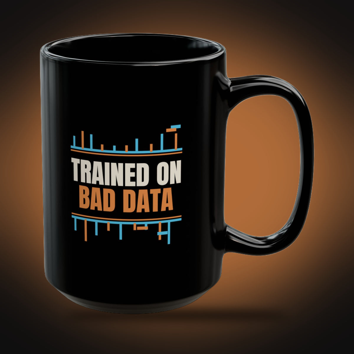 Trained on Bad Data Mug (right view)