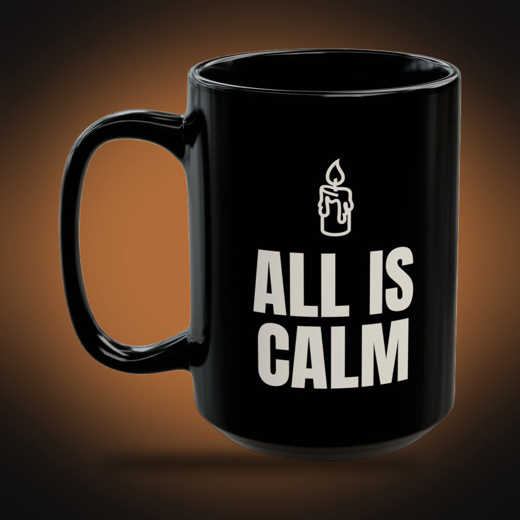 All Is Calm, Prod Is Not Mug (left view)