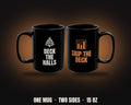 Deck the Halls Skip the Deck Mug | Funny Office Christmas Coffee Mug 15oz