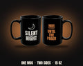 Silent Night Until the Pager Mug | Funny On Call IT Christmas Coffee Mug 15oz