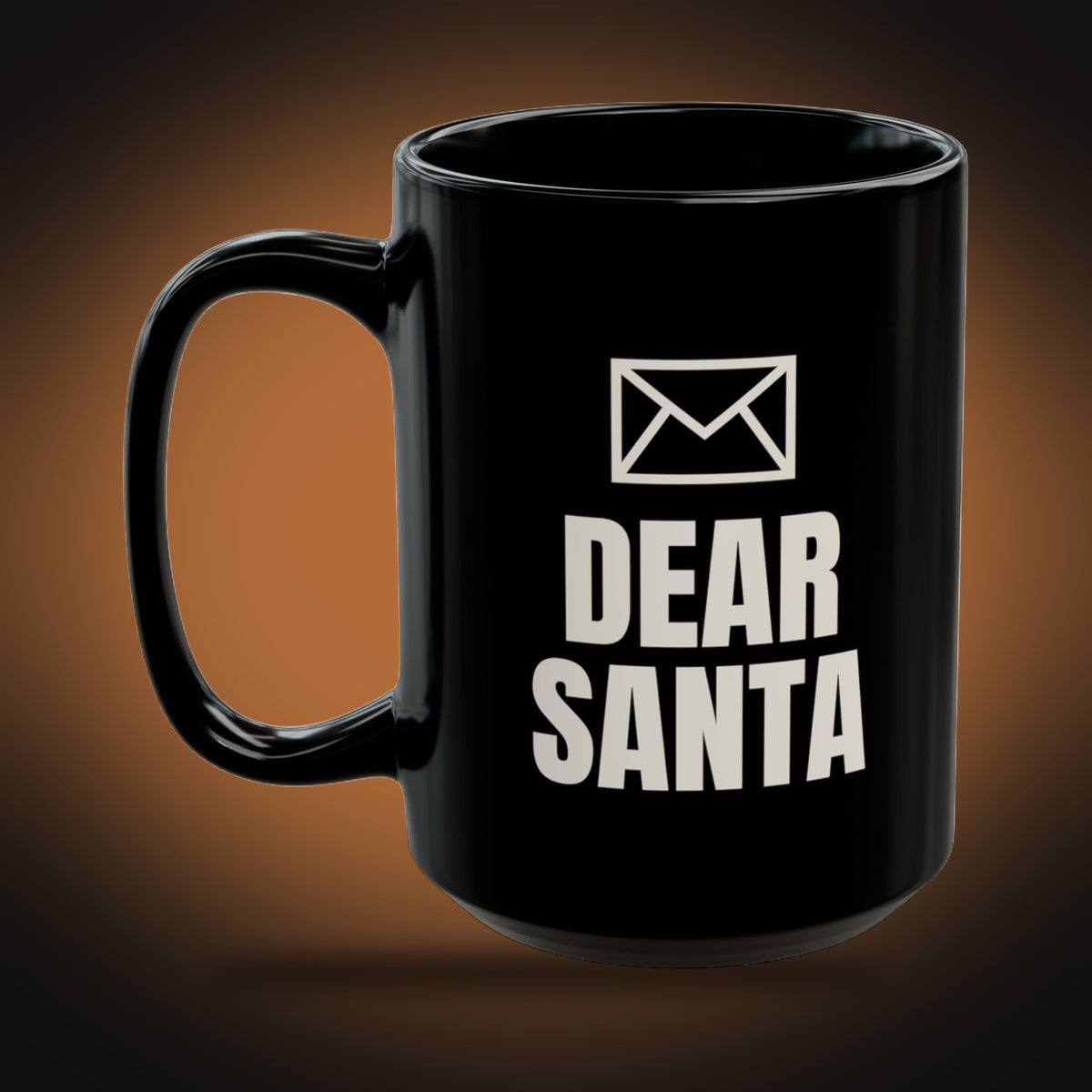 Dear Santa, More Context Window, Please Mug (left view)