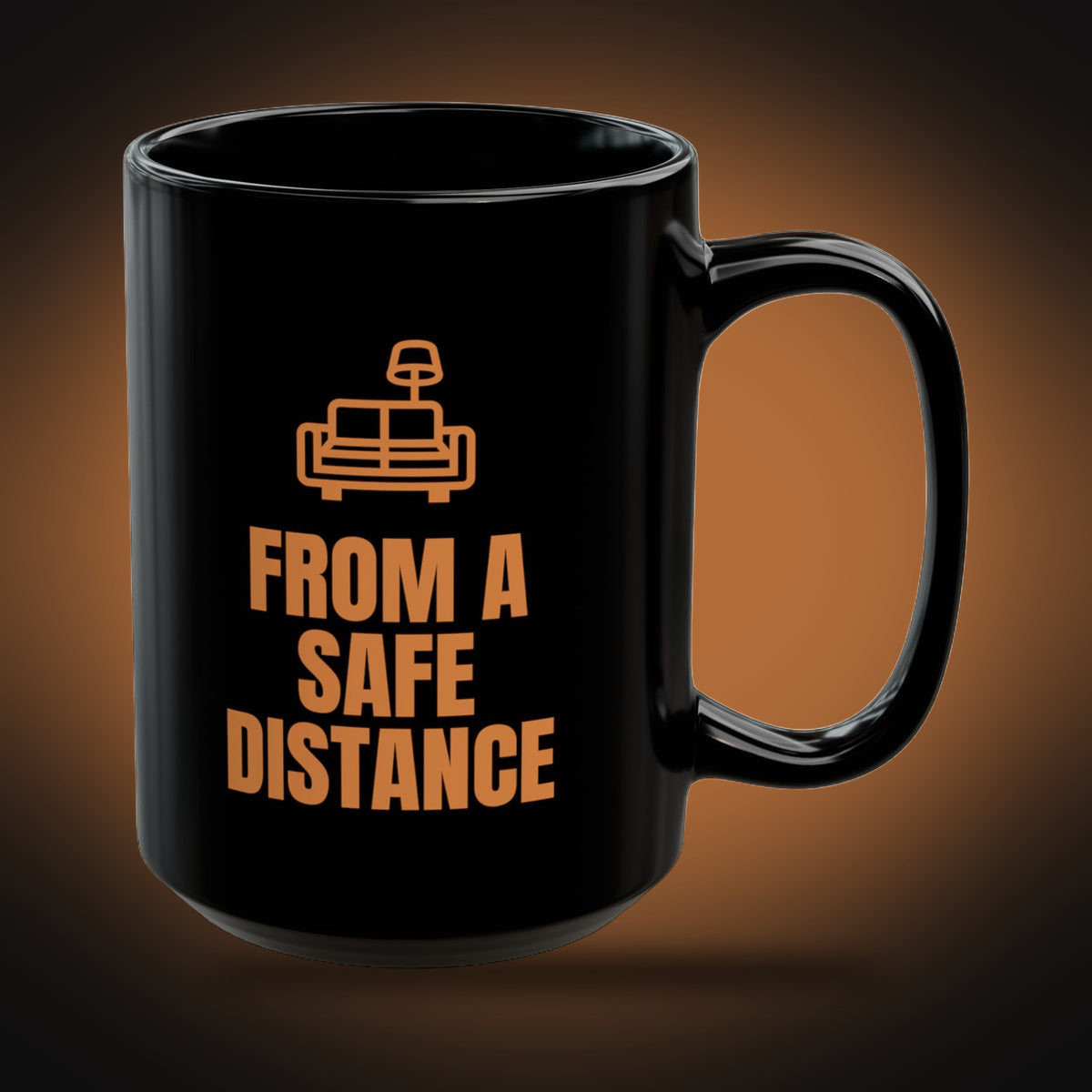 Season's Greetings, From a Safe Distance Mug (right view)