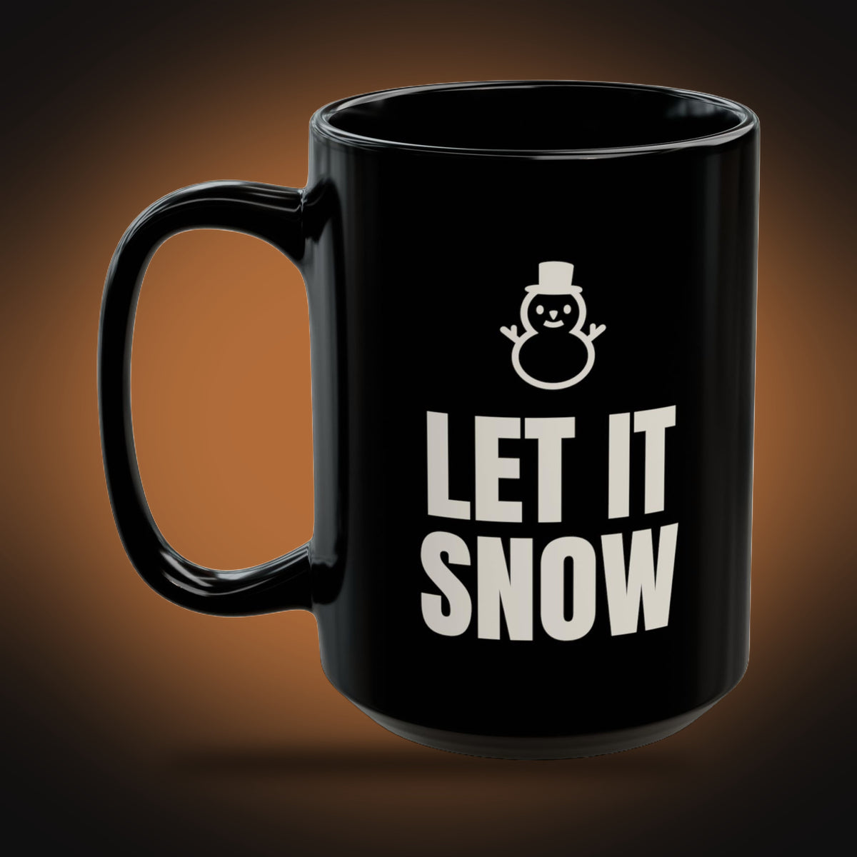 Let It Snow, I'm Remote Mug (left view)