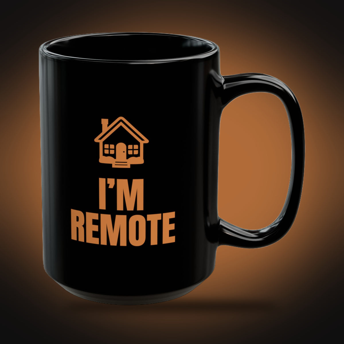 Let It Snow, I'm Remote Mug (right view)