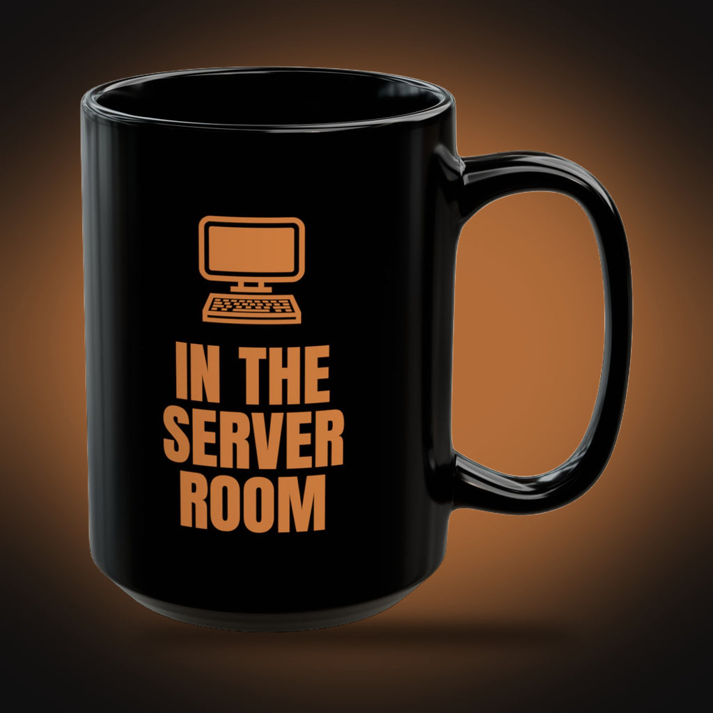 Baby, It's Cold, In the Server Room Mug (right view)