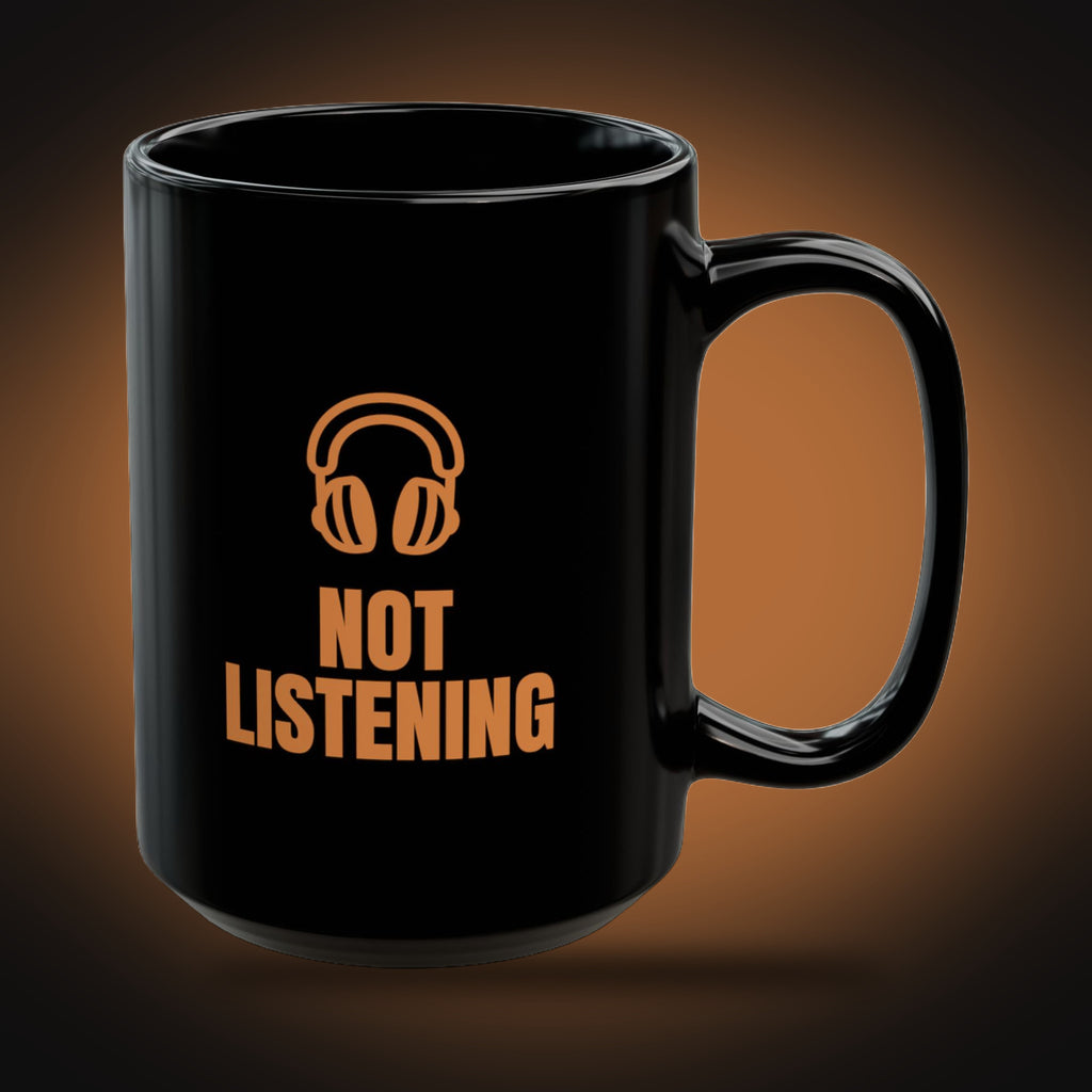 Fa La La La La, Not Listening Mug (right view)