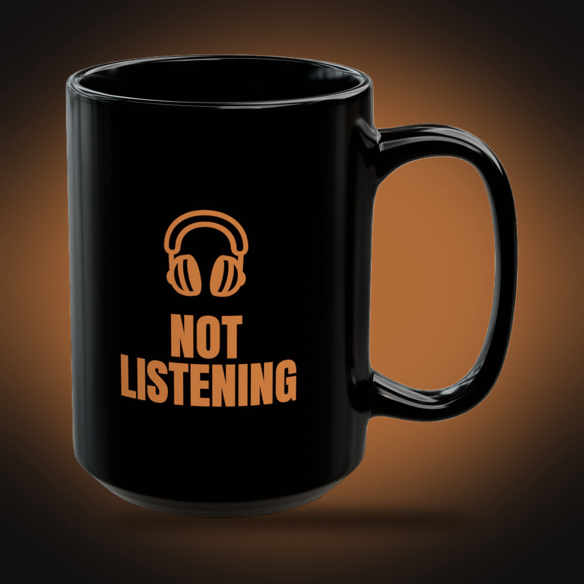 Fa La La La La, Not Listening Mug (right view)